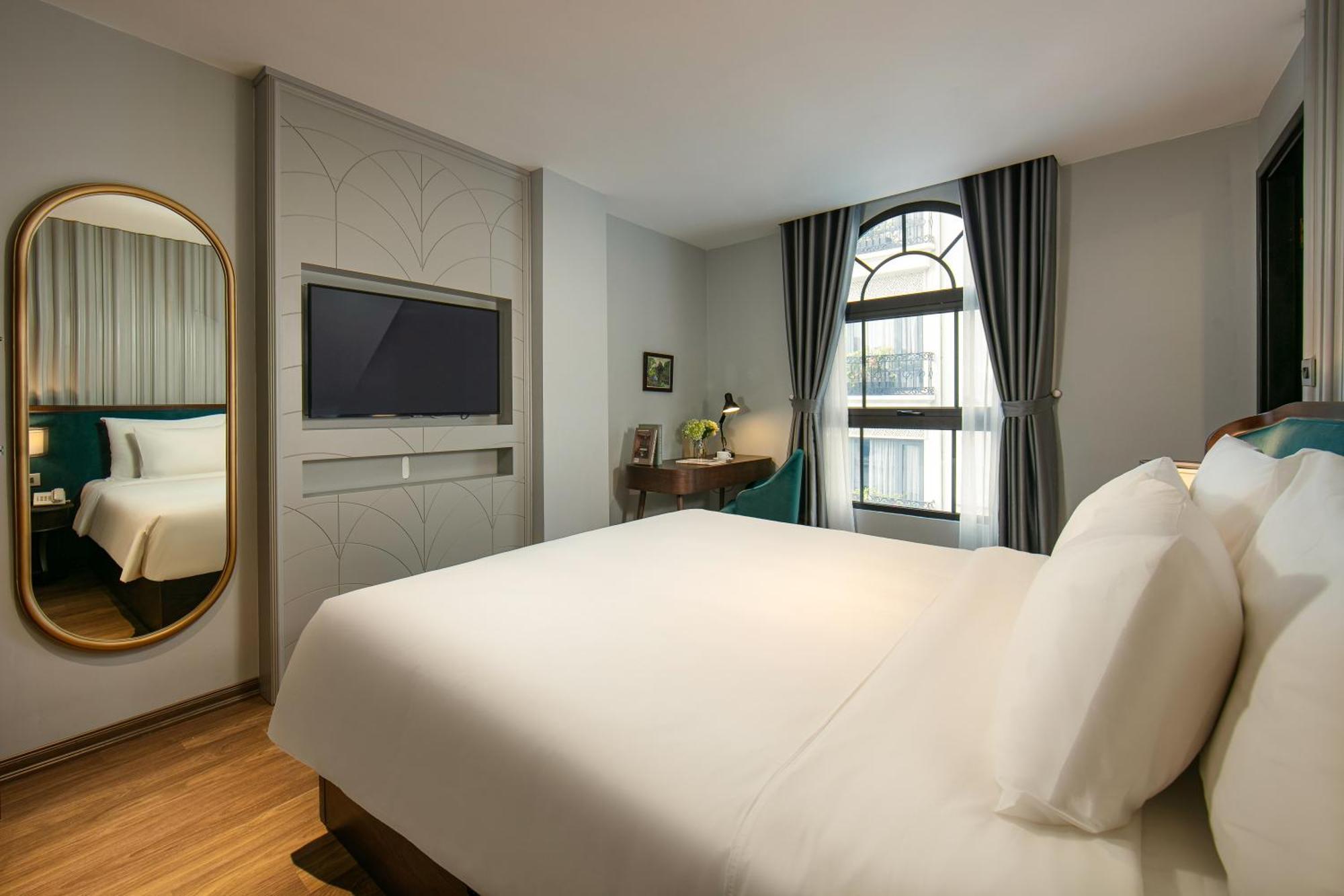 May De Ville Lakeside Hotel Hanói Exterior foto Deluxe Room
